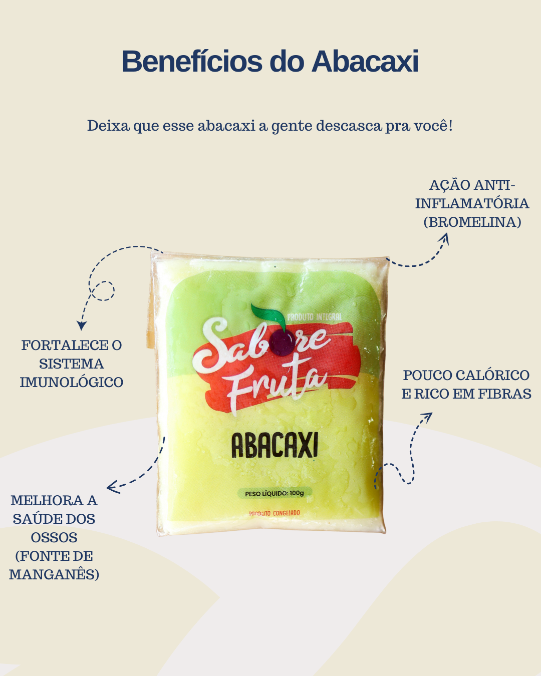 Pura Fruta de Abacaxi