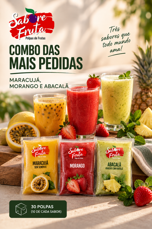 COMBO - 3 SABORES QUE TODO MUNDO AMA!