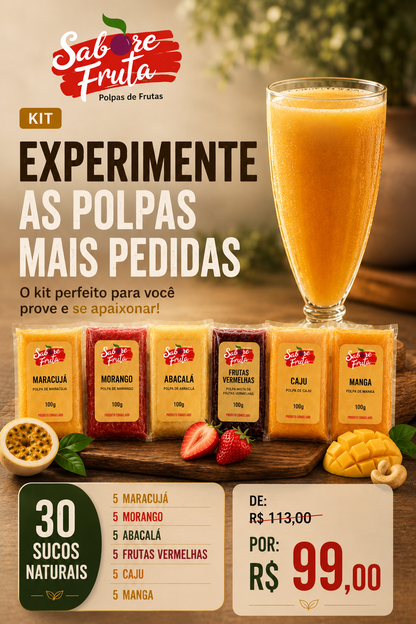 1. Kit para Experimentar as mais amadas!