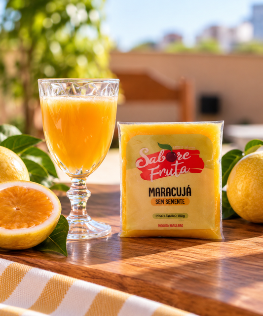 Pura Fruta Maracujá Sem Semente