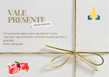 Cartão Presente - Sabore Polpa