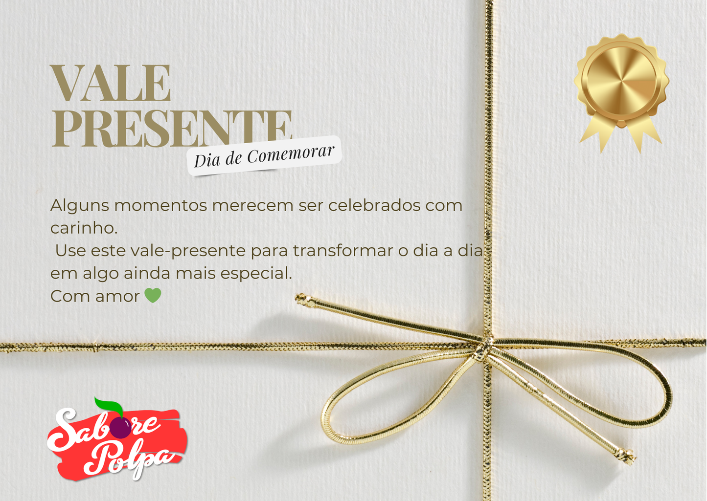 Cartão Presente - Sabore Polpa