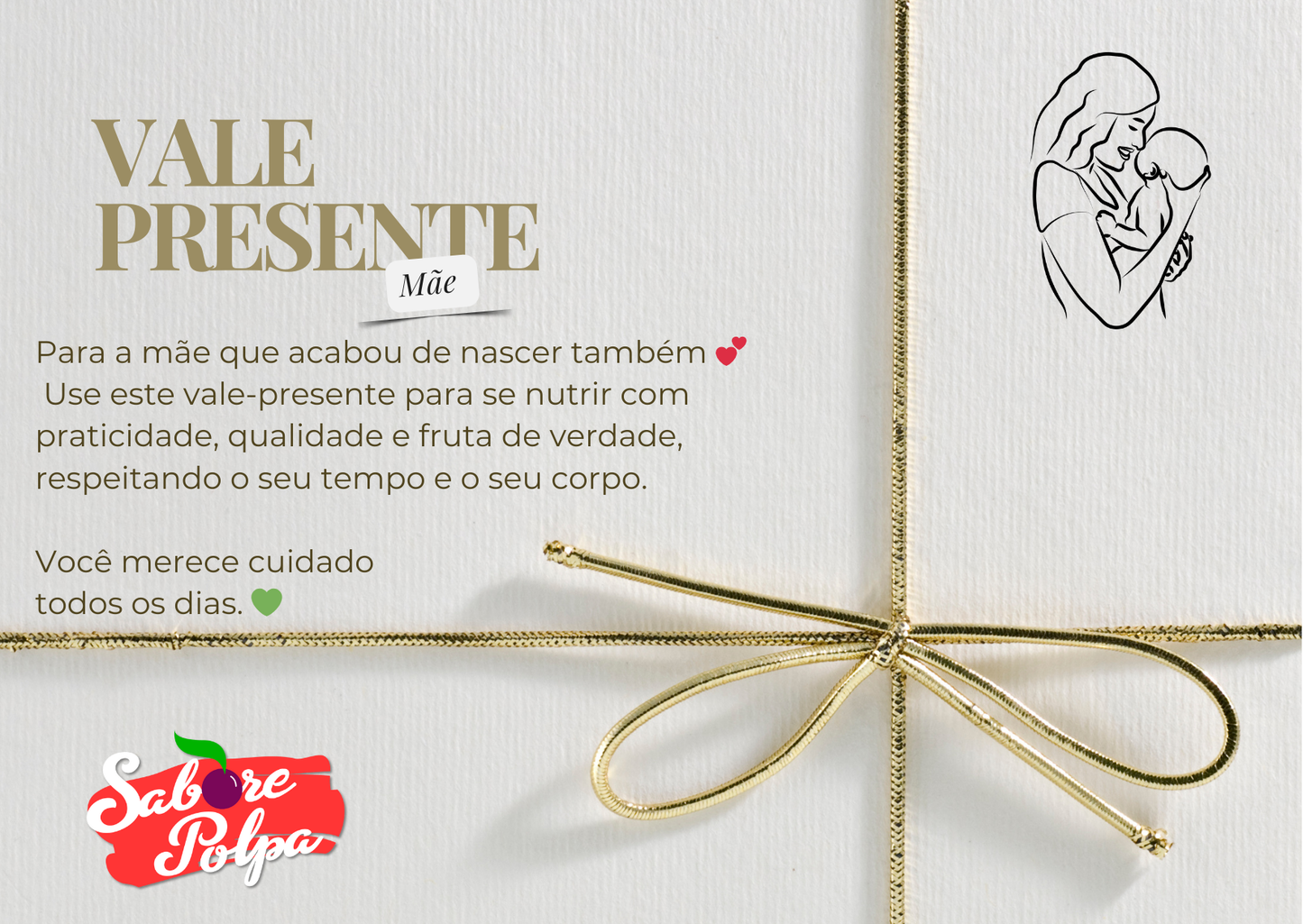 Cartão Presente - Sabore Polpa
